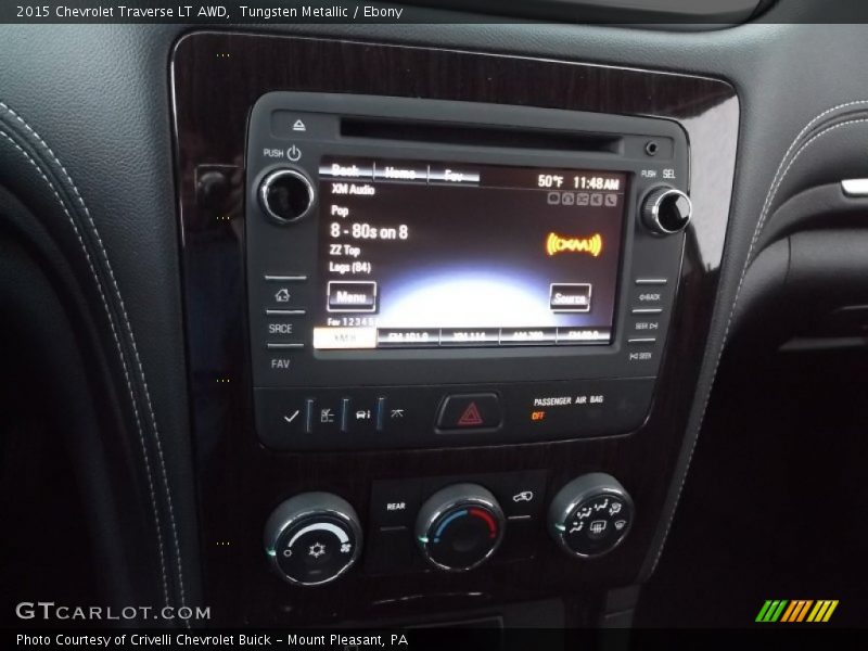 Tungsten Metallic / Ebony 2015 Chevrolet Traverse LT AWD