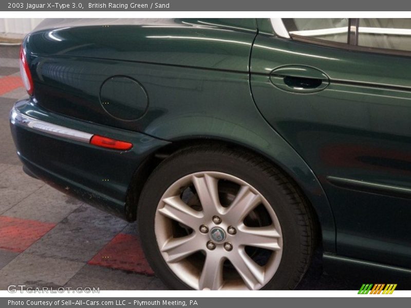 British Racing Green / Sand 2003 Jaguar X-Type 3.0