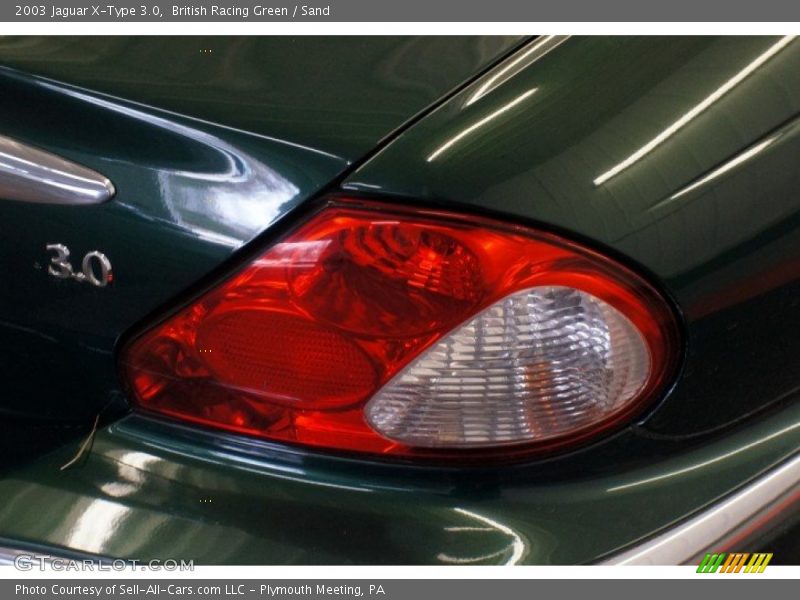 British Racing Green / Sand 2003 Jaguar X-Type 3.0