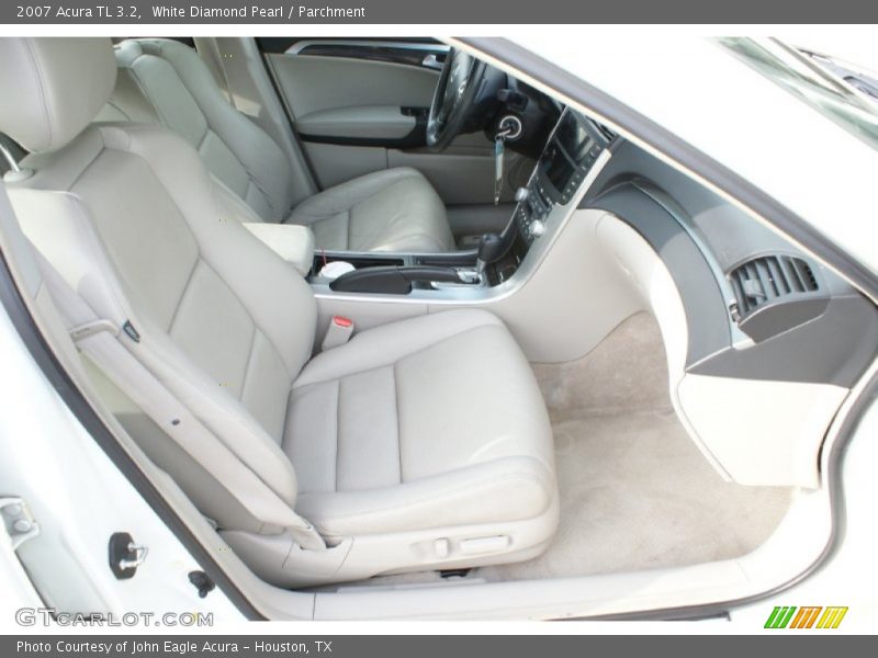 White Diamond Pearl / Parchment 2007 Acura TL 3.2
