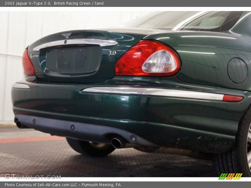 British Racing Green / Sand 2003 Jaguar X-Type 3.0