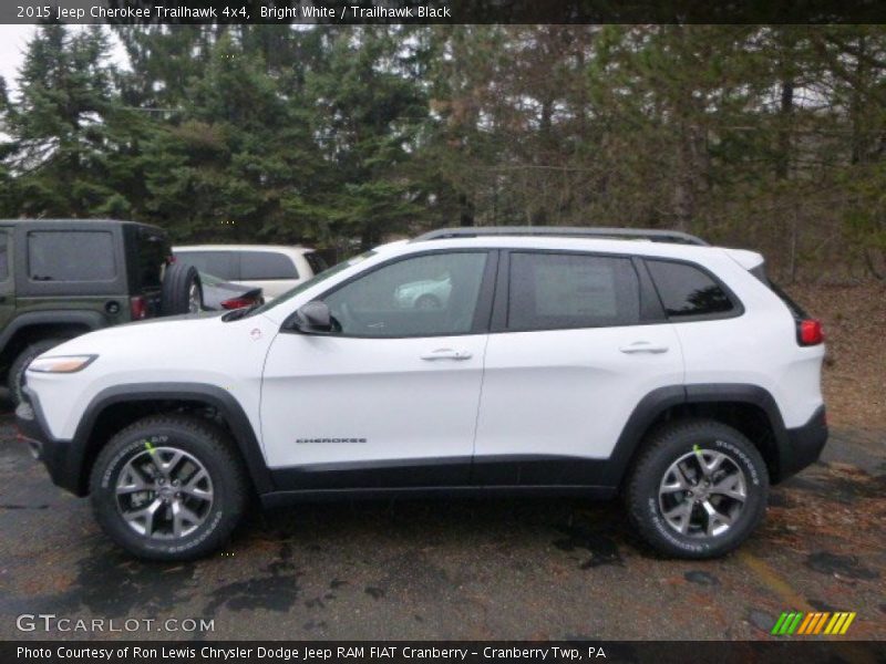 Bright White / Trailhawk Black 2015 Jeep Cherokee Trailhawk 4x4