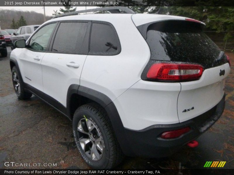 Bright White / Trailhawk Black 2015 Jeep Cherokee Trailhawk 4x4