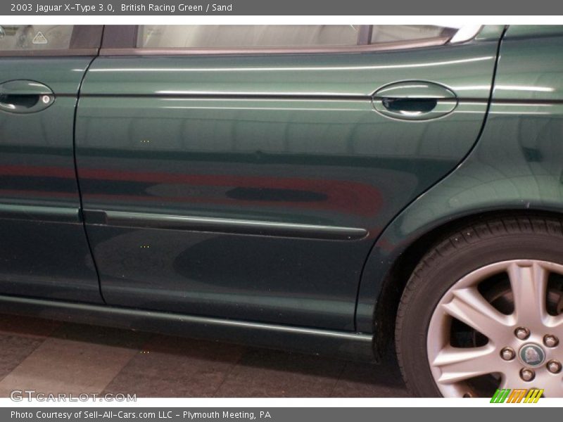 British Racing Green / Sand 2003 Jaguar X-Type 3.0