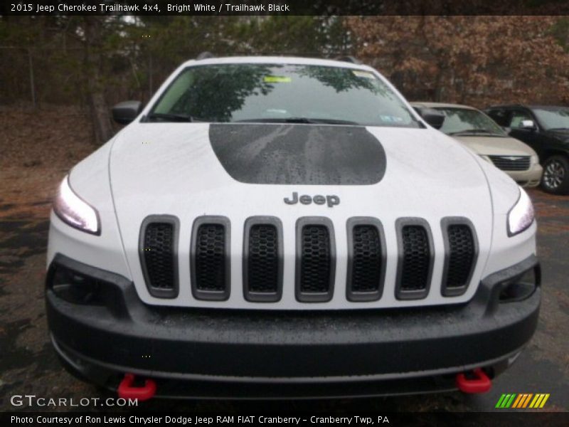 Bright White / Trailhawk Black 2015 Jeep Cherokee Trailhawk 4x4
