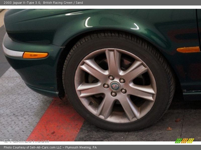 British Racing Green / Sand 2003 Jaguar X-Type 3.0