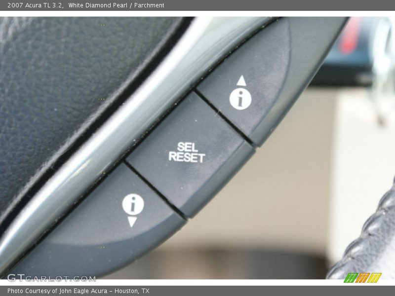 White Diamond Pearl / Parchment 2007 Acura TL 3.2