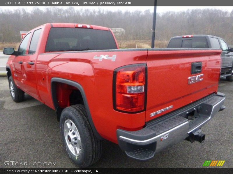 Fire Red / Jet Black/Dark Ash 2015 GMC Sierra 2500HD Double Cab 4x4