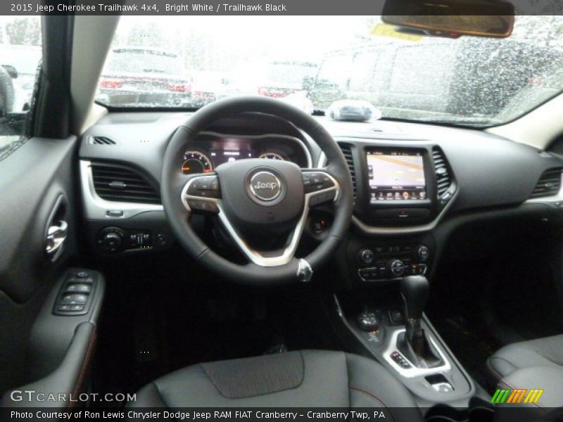 Bright White / Trailhawk Black 2015 Jeep Cherokee Trailhawk 4x4