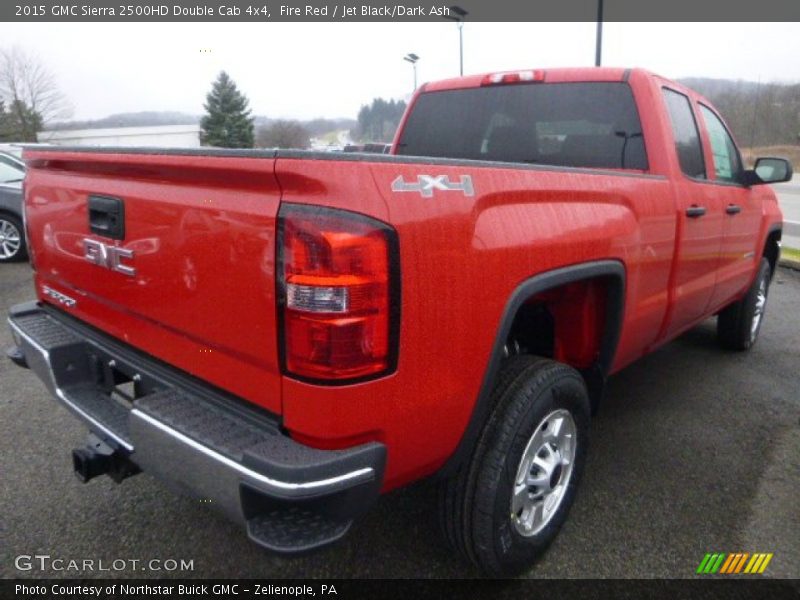 Fire Red / Jet Black/Dark Ash 2015 GMC Sierra 2500HD Double Cab 4x4