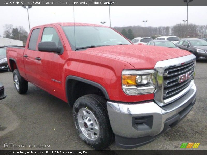 Fire Red / Jet Black/Dark Ash 2015 GMC Sierra 2500HD Double Cab 4x4