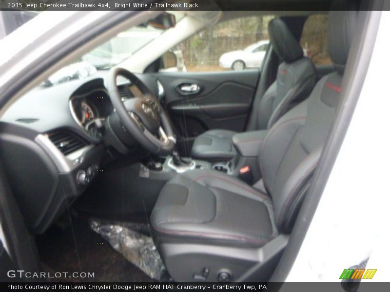 Bright White / Trailhawk Black 2015 Jeep Cherokee Trailhawk 4x4