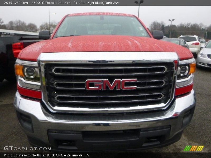 Fire Red / Jet Black/Dark Ash 2015 GMC Sierra 2500HD Double Cab 4x4