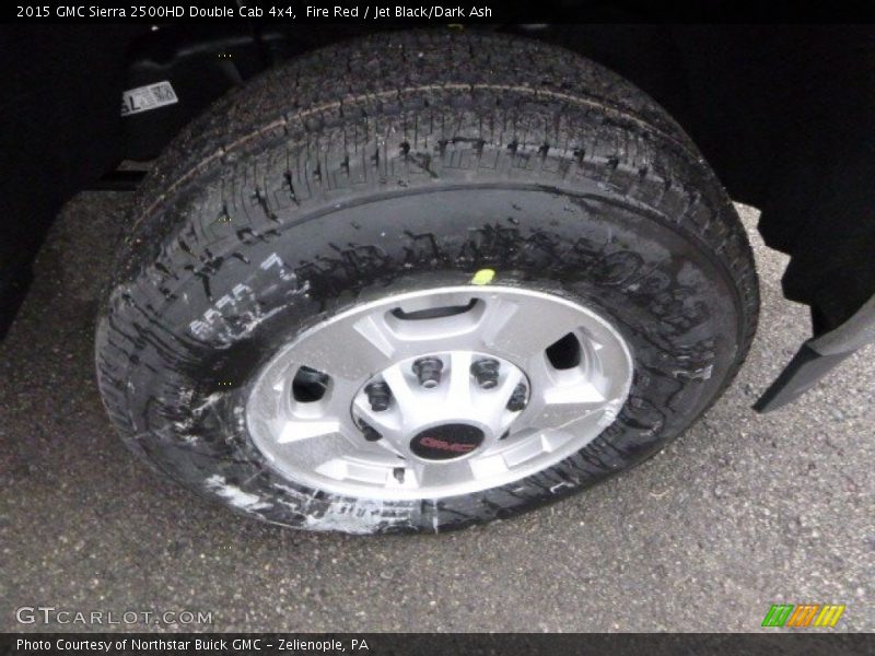 Fire Red / Jet Black/Dark Ash 2015 GMC Sierra 2500HD Double Cab 4x4