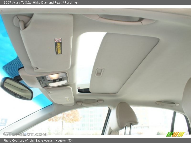 White Diamond Pearl / Parchment 2007 Acura TL 3.2