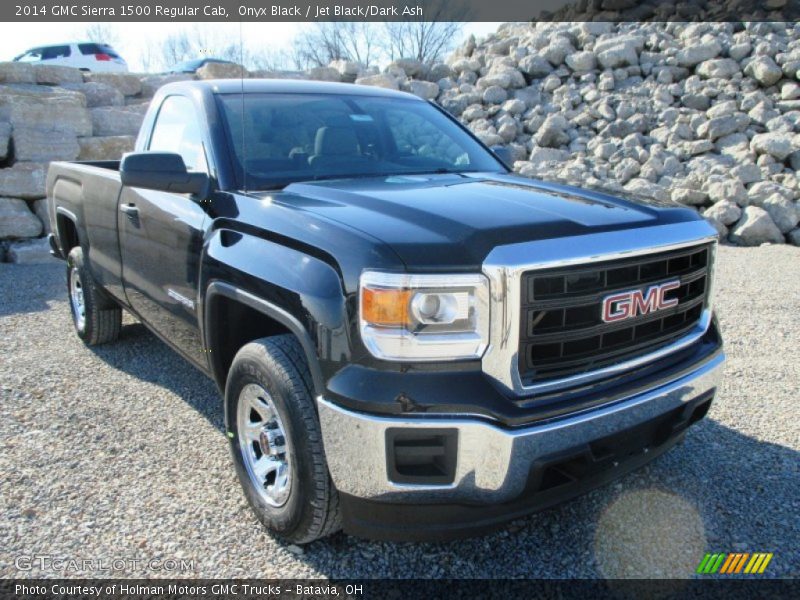 Onyx Black / Jet Black/Dark Ash 2014 GMC Sierra 1500 Regular Cab