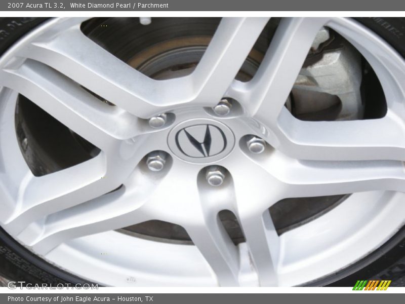 White Diamond Pearl / Parchment 2007 Acura TL 3.2