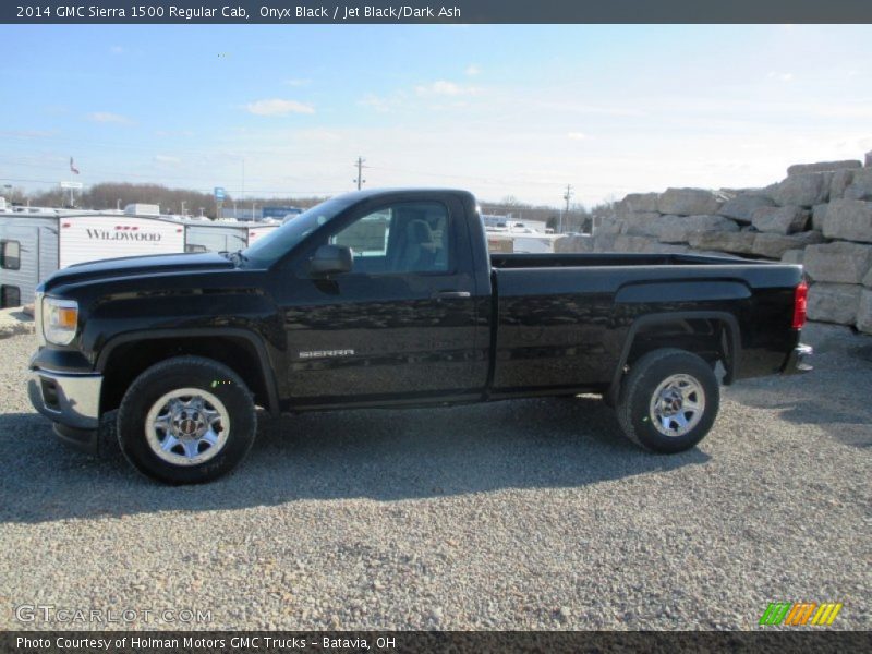 Onyx Black / Jet Black/Dark Ash 2014 GMC Sierra 1500 Regular Cab