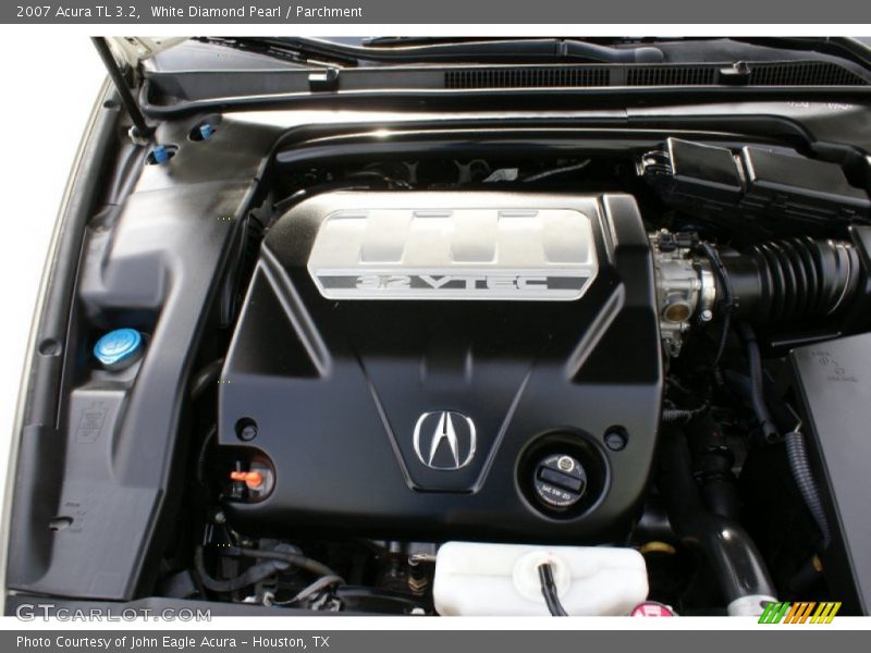 White Diamond Pearl / Parchment 2007 Acura TL 3.2
