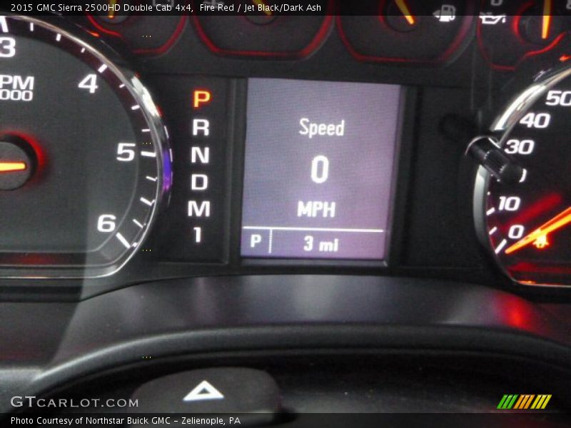 Fire Red / Jet Black/Dark Ash 2015 GMC Sierra 2500HD Double Cab 4x4