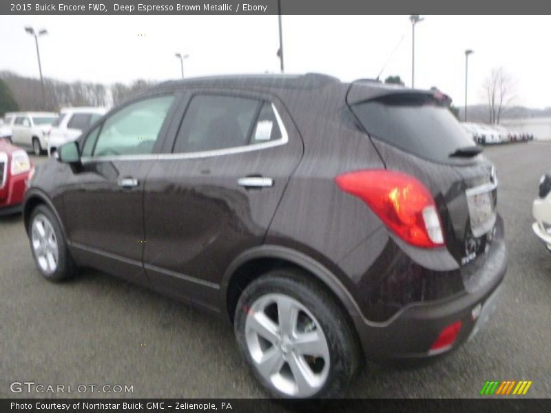 Deep Espresso Brown Metallic / Ebony 2015 Buick Encore FWD