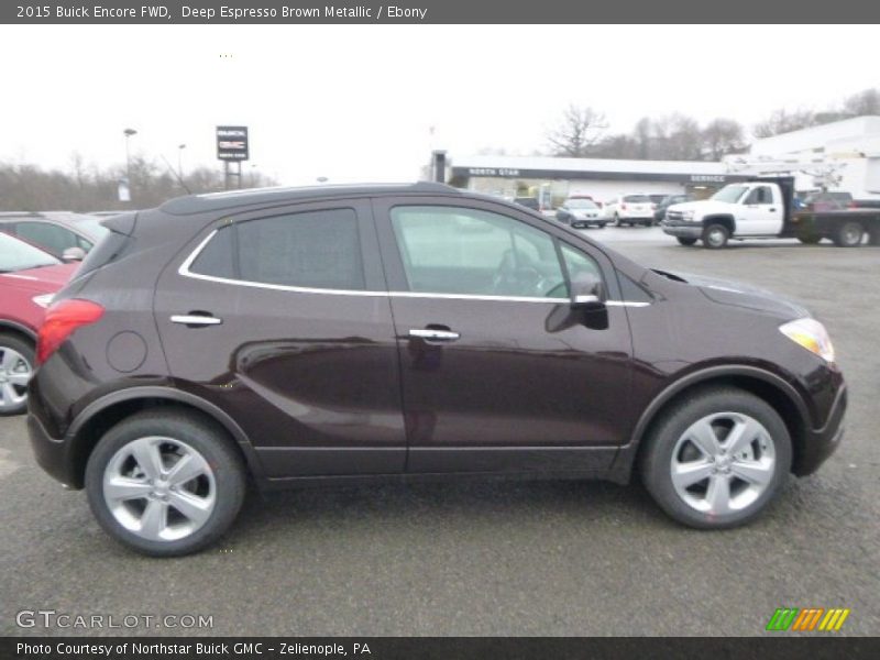 Deep Espresso Brown Metallic / Ebony 2015 Buick Encore FWD