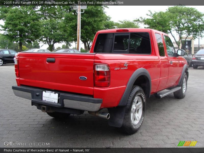 Torch Red / Medium Dark Flint 2005 Ford Ranger FX4 Off-Road SuperCab 4x4