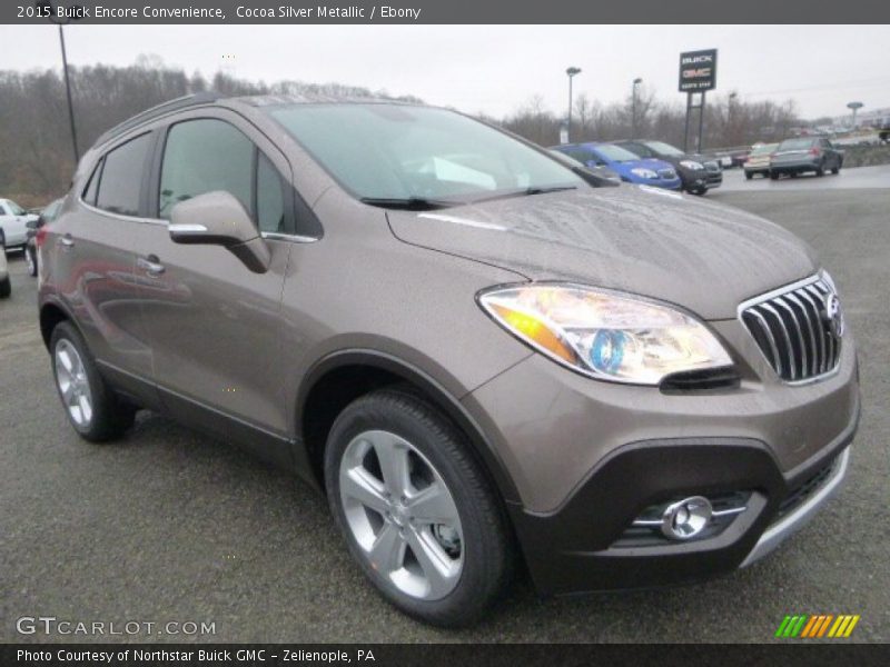 Cocoa Silver Metallic / Ebony 2015 Buick Encore Convenience