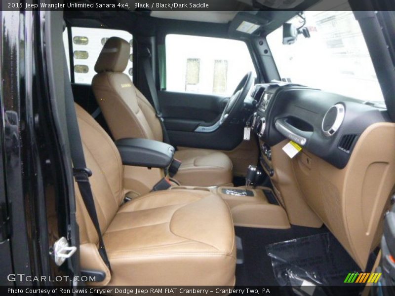 Black / Black/Dark Saddle 2015 Jeep Wrangler Unlimited Sahara 4x4