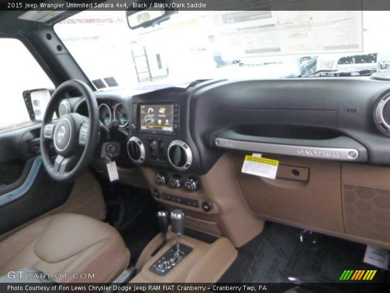 Black / Black/Dark Saddle 2015 Jeep Wrangler Unlimited Sahara 4x4
