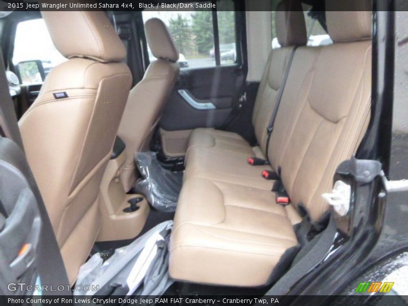 Black / Black/Dark Saddle 2015 Jeep Wrangler Unlimited Sahara 4x4