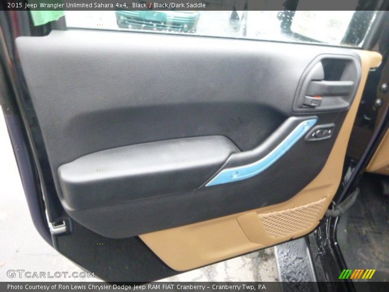Black / Black/Dark Saddle 2015 Jeep Wrangler Unlimited Sahara 4x4