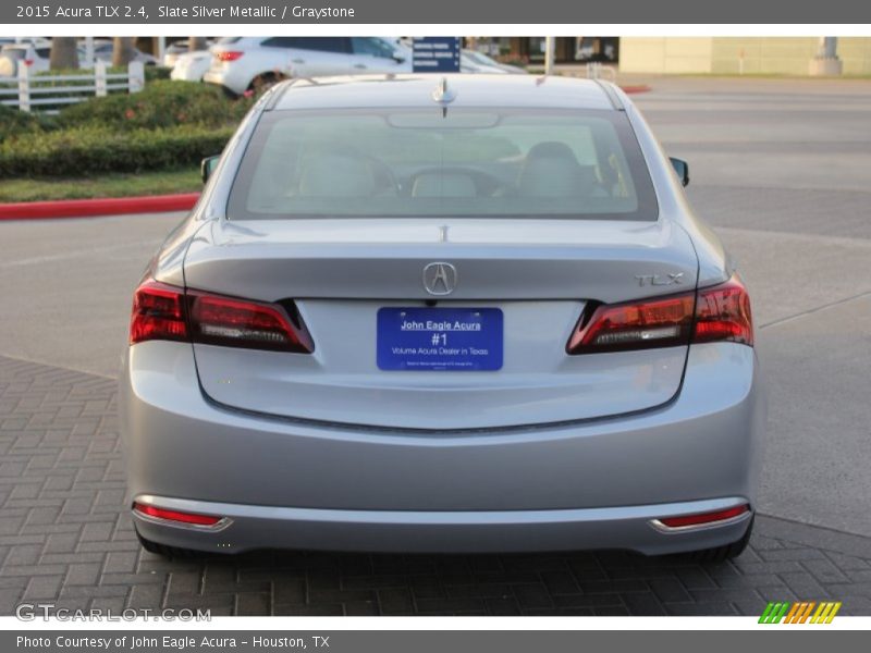 Slate Silver Metallic / Graystone 2015 Acura TLX 2.4