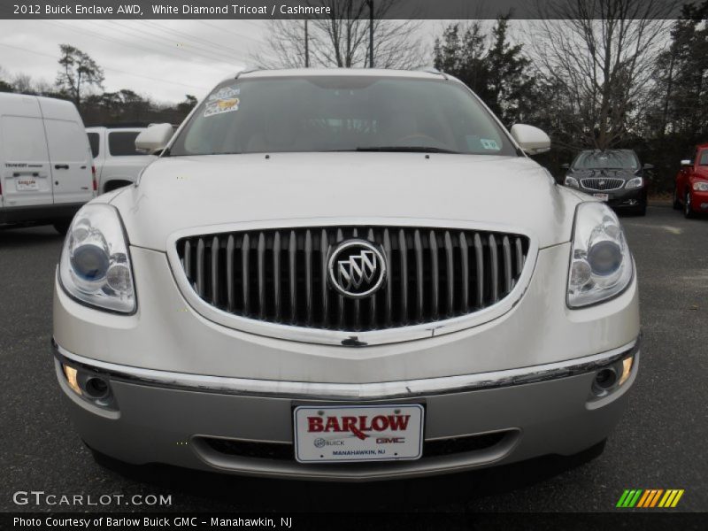 White Diamond Tricoat / Cashmere 2012 Buick Enclave AWD