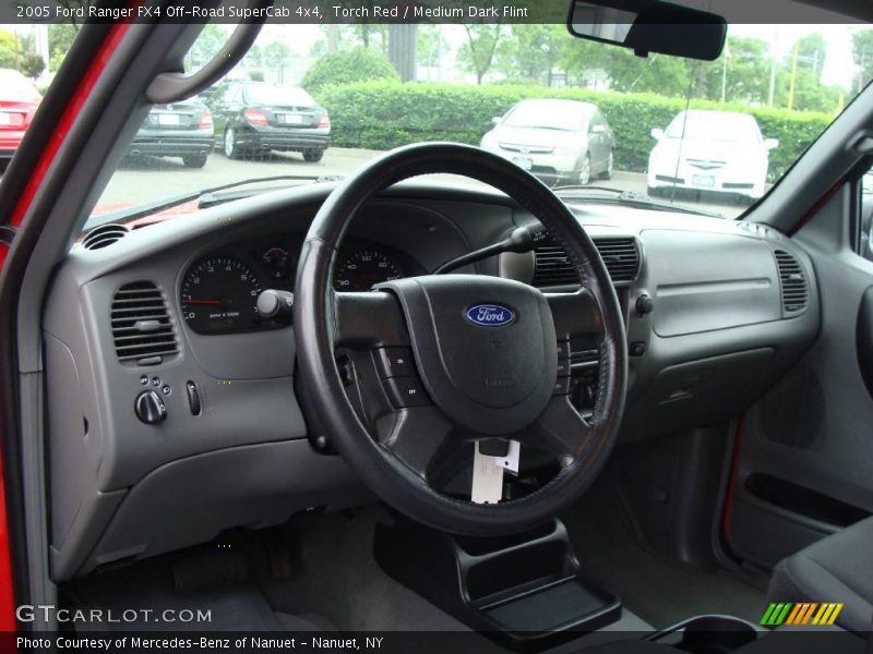 Torch Red / Medium Dark Flint 2005 Ford Ranger FX4 Off-Road SuperCab 4x4