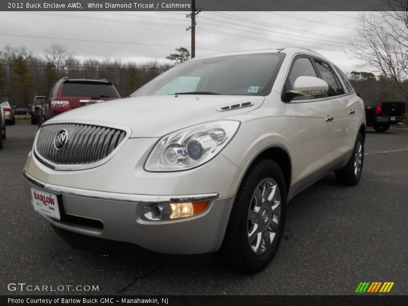 White Diamond Tricoat / Cashmere 2012 Buick Enclave AWD