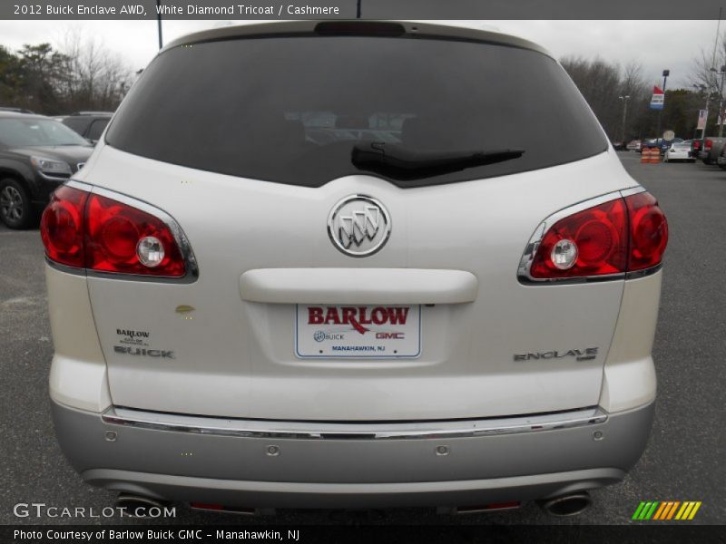 White Diamond Tricoat / Cashmere 2012 Buick Enclave AWD