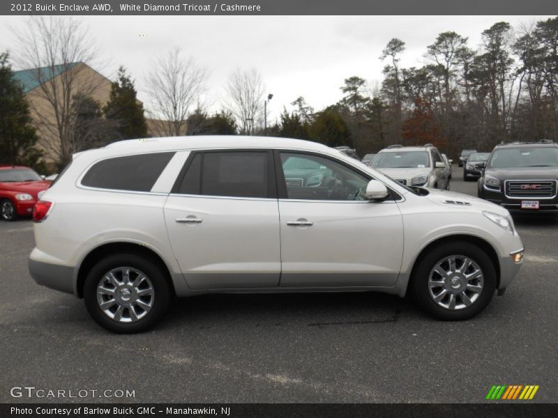 White Diamond Tricoat / Cashmere 2012 Buick Enclave AWD