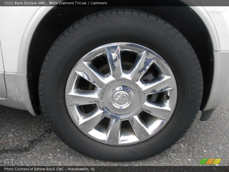 White Diamond Tricoat / Cashmere 2012 Buick Enclave AWD
