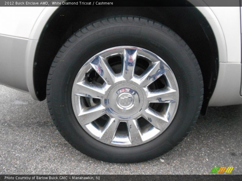 White Diamond Tricoat / Cashmere 2012 Buick Enclave AWD