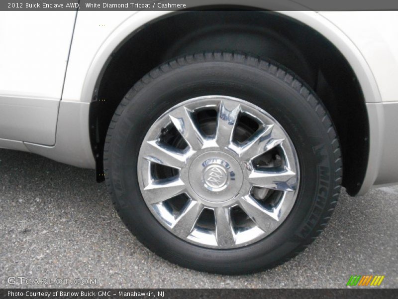 White Diamond Tricoat / Cashmere 2012 Buick Enclave AWD