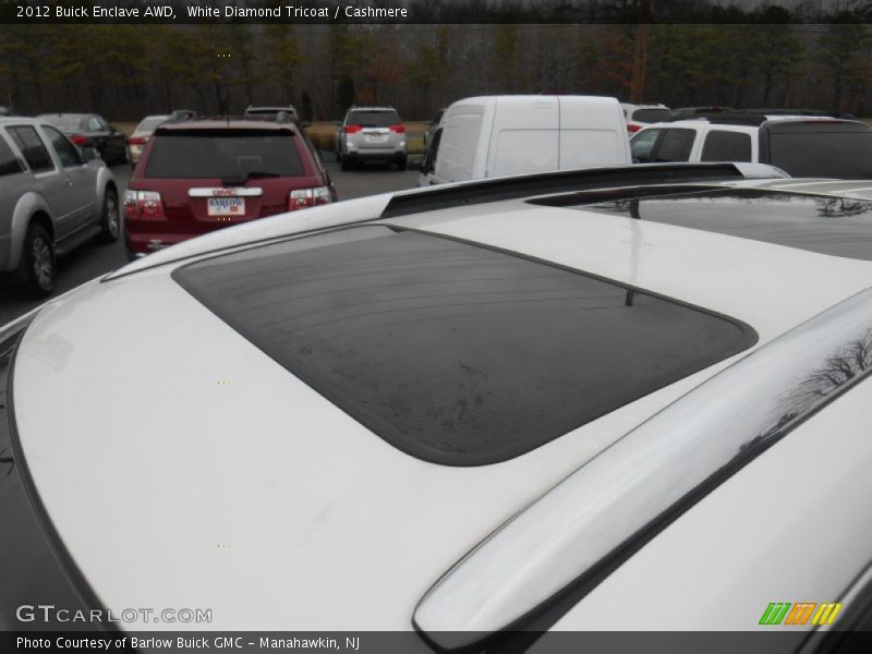 White Diamond Tricoat / Cashmere 2012 Buick Enclave AWD