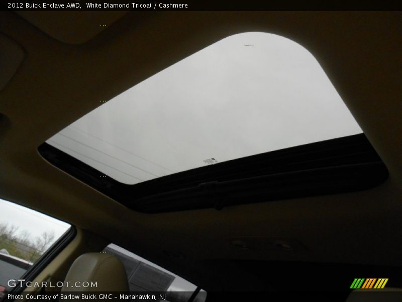 White Diamond Tricoat / Cashmere 2012 Buick Enclave AWD