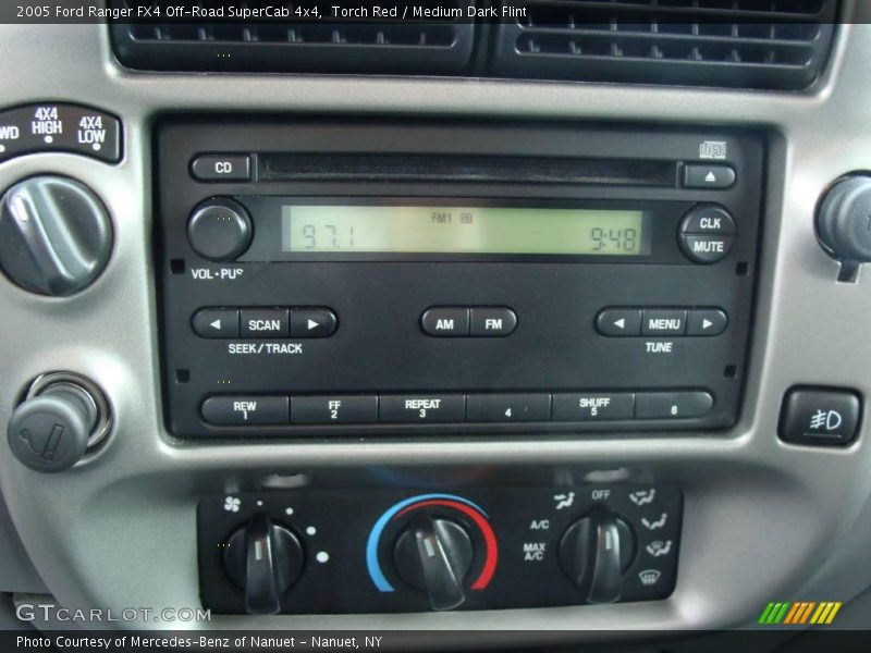 Torch Red / Medium Dark Flint 2005 Ford Ranger FX4 Off-Road SuperCab 4x4