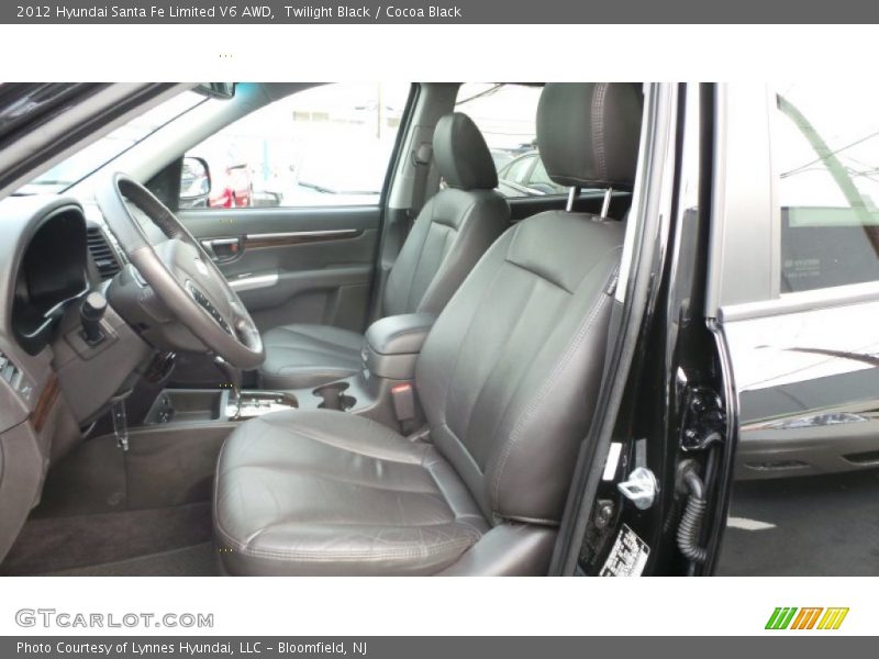 Twilight Black / Cocoa Black 2012 Hyundai Santa Fe Limited V6 AWD