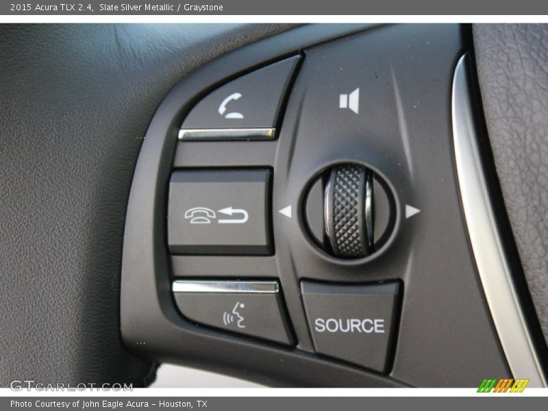 Slate Silver Metallic / Graystone 2015 Acura TLX 2.4