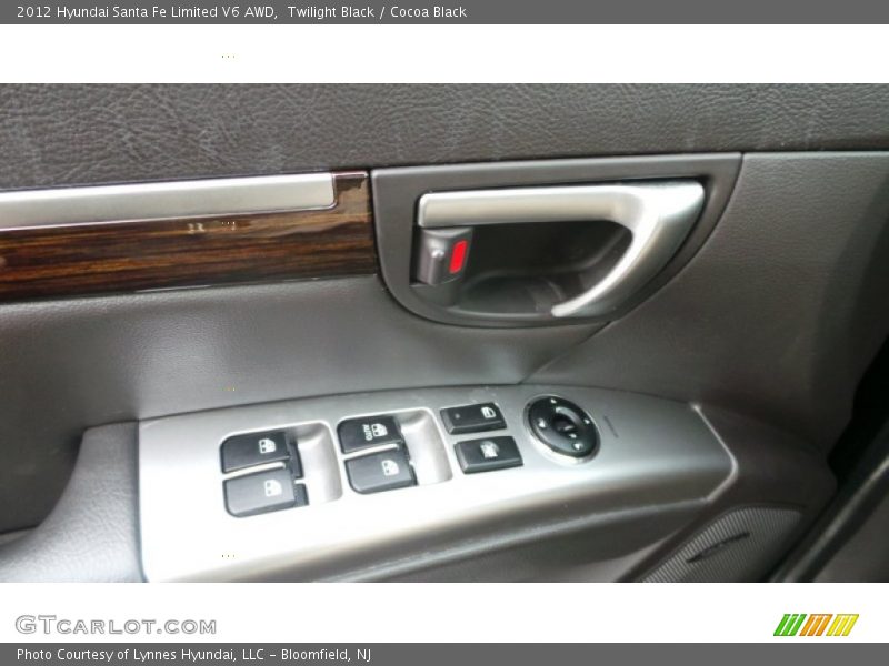 Twilight Black / Cocoa Black 2012 Hyundai Santa Fe Limited V6 AWD