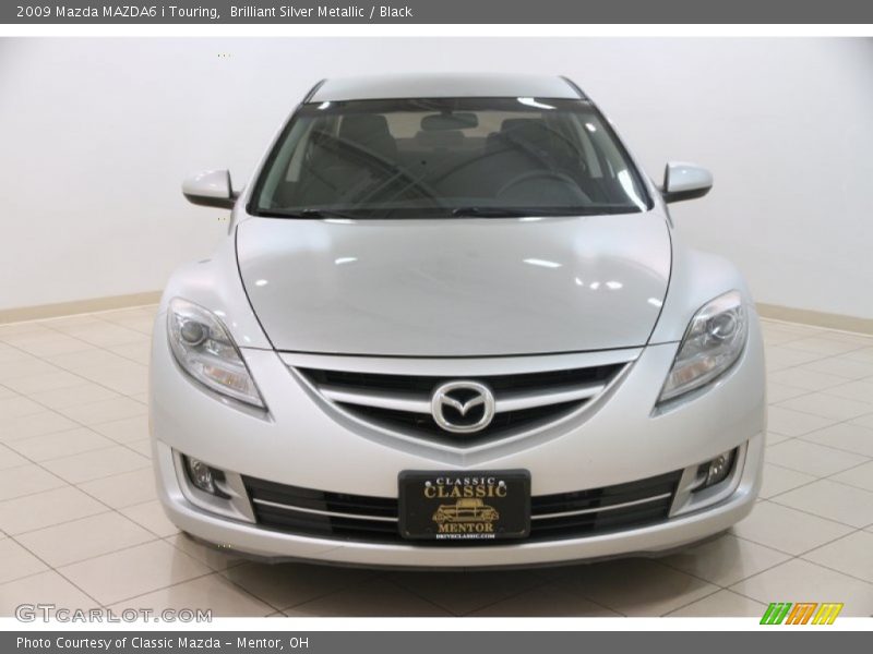 Brilliant Silver Metallic / Black 2009 Mazda MAZDA6 i Touring