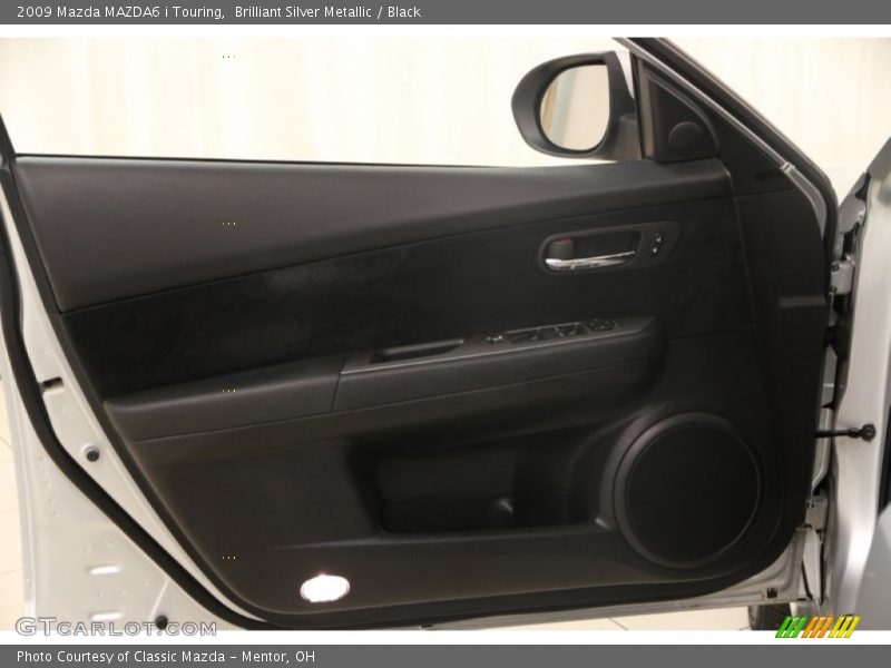 Brilliant Silver Metallic / Black 2009 Mazda MAZDA6 i Touring