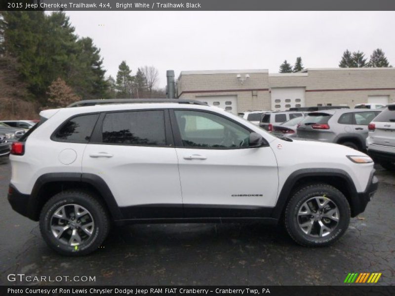 Bright White / Trailhawk Black 2015 Jeep Cherokee Trailhawk 4x4